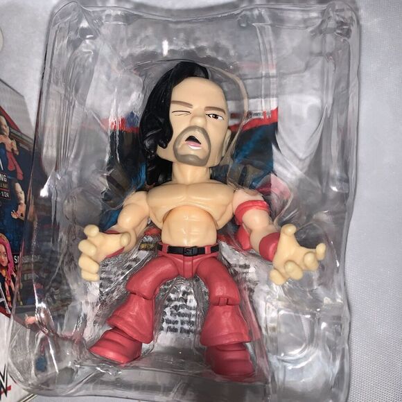 SHINSUKE NAKAMURA - WWE Action Vinyls Figure 2018 w/ Kendo Shinai Sword Red - Picture 2 of 4